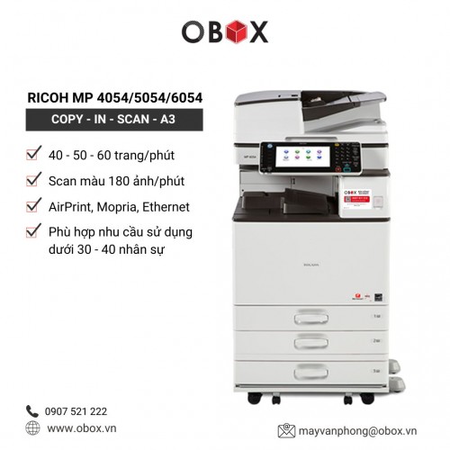 Thuê Máy Photocopy Ricoh MP 4054 5054 6054 | Ổn Định – Hiệu Suất Cao – Tiết Kiệm Dài Lâu